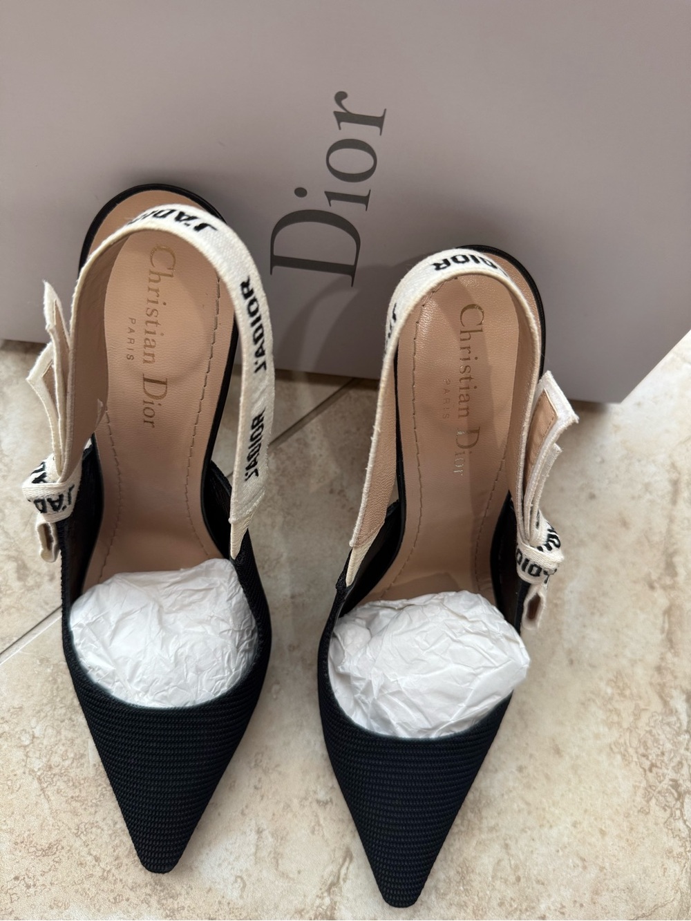 Dior J'Adior Slingback Pump
Black Technical Fabric size 39 - Picture 4 of 7